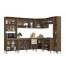 Cozinha Modulada Completa Fidelitá Berlim 8 Peças 451cm 18 Portas 2 Gavetas com Tampo - 2