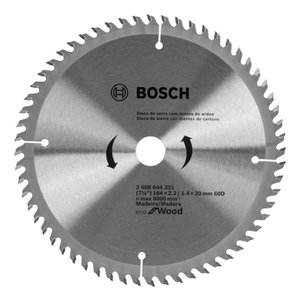Disco de Serra Circular Bosch Eco D184 X 60t 60 Dentes