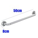 Ver imagem 3 de Alça Apoio Banheiro Inox Reta Idoso Cadeirante Acessibilidade Deficiente Kit 2 Unidades