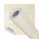 Ver imagem 1 de Papel de Parede Adesivo Lavavel Texturizado Linhas e Folhas Creme 500x60cm