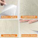 Ver imagem 5 de Papel de Parede Adesivo Lavavel Texturizado Linhas e Folhas Creme 500x60cm