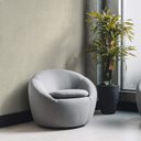 Ver imagem 3 de Papel de Parede Adesivo Lavavel Texturizado Linhas e Folhas Creme 500x60cm