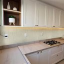 Ver imagem 6 de Papel de Parede Adesivo Lavavel Texturizado Linhas e Folhas Creme 500x60cm