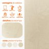 Papel de Parede Adesivo Lavavel Texturizado Linhas e Folhas Creme 500x60cm - 11