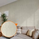 Ver imagem 4 de Papel de Parede Adesivo Lavavel Texturizado Linhas e Folhas Creme 500x60cm