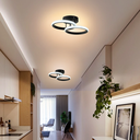 Ver imagem 3 de Luminária Teto Parede 25cm Anel Duplo 24 Watts Led 3x1 Lustre Bivolt Gimpo Kjgd-327:preto