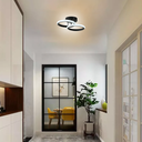 Ver mais imagens de Luminária Teto Parede 25cm Anel Duplo 24 Watts Led 3x1 Lustre Bivolt Gimpo Kjgd-327:preto
