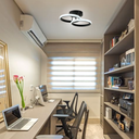 Ver imagem 5 de Luminária Teto Parede 25cm Anel Duplo 24 Watts Led 3x1 Lustre Bivolt Gimpo Kjgd-327:preto