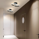 Ver imagem 7 de Luminária Teto Parede 25cm Anel Duplo 24 Watts Led 3x1 Lustre Bivolt Gimpo Kjgd-327:preto