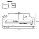 Ver imagem 3 de Sofá Living 3 Lugares Linho Resistente Madeira + Almofadas Cor:bege