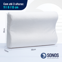 Kit Travesseiros Puro Visco e Puro Visco Cervical 4 Peças - 7