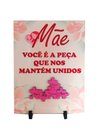 Ver imagem 2 de Porta Retrato Flores Dia Das Mães Decorativo em Azulejo 20 X 15 Cm Coleção Tea & Amor Azumae004