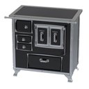 Ver imagem 3 de Fogão a Lenha Gii Nº 1 Gabinete Séc. Xviii Premium Preto Sd Venax