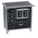 Ver imagem 2 de Fogão a Lenha Gii Nº 1 Gabinete Séc. Xviii Premium Preto Sd Venax