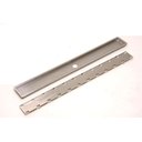 Ver imagem 1 de RALO LINEAR INOX CLEAN 80X8 CM COM TAMPA INVISIVEL - ESCOVADA - AISI 304 SELMETAL RLI800