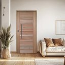 Ver imagem 1 de Porta Eucalipto Batente Eucalipto Puxador Tubo 92x210 Cm  Rodam Bbb Abertura Direita