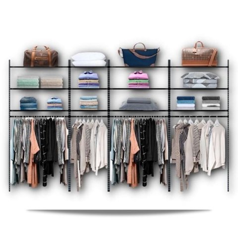 Arara de parede plus - 3,40 Smart Black