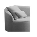 Ver imagem 7 de Divã Recamier Curvo Sala de Estar Recepção Inglaterra 150cm Lado Direito Linho - Adj Decor Sala de e