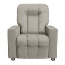 Ver imagem 6 de Poltrona do Papai Reclinável para Cinema Sora Linho Bege Fh1 - D'rossi