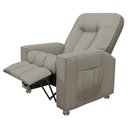 Ver imagem 7 de Poltrona do Papai Reclinável para Cinema Sora Linho Bege Fh1 - D'rossi