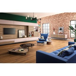 Piso Laminado Eucafloor Prime Click 2,36 M² Carvalho New - 1