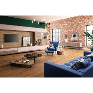 Piso Laminado Eucafloor Prime Click 2,36 M² Carvalho New