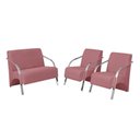 Ver imagem 1 de Conjunto Poltronas Vênus Braço Alumínio D Salla Rosa