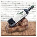 Ver imagem 1 de Suporte Para Garrafa De Vinho Em Poliuretano 24cm