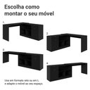 Ver imagem 6 de Escrivaninha Penteadeira de Canto Preto Madesa
