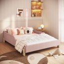 Ver imagem 2 de Cama Casal Moderna Estofada Montessoriana 148cm Sentir Completa Móveis