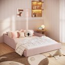 Ver imagem 1 de Cama Casal Moderna Estofada Montessoriana 148cm Sentir Completa Móveis