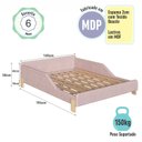 Ver imagem 6 de Cama Casal Moderna Estofada Montessoriana 148cm Sentir Completa Móveis
