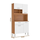 Ver imagem 2 de Kit para Cozinha Compacta Amendoa Branco