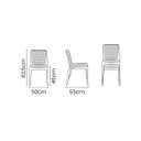 Ver imagem 7 de Cadeira Tramontina Isabelle Camurça em Polipropileno e Fibra de Vidro