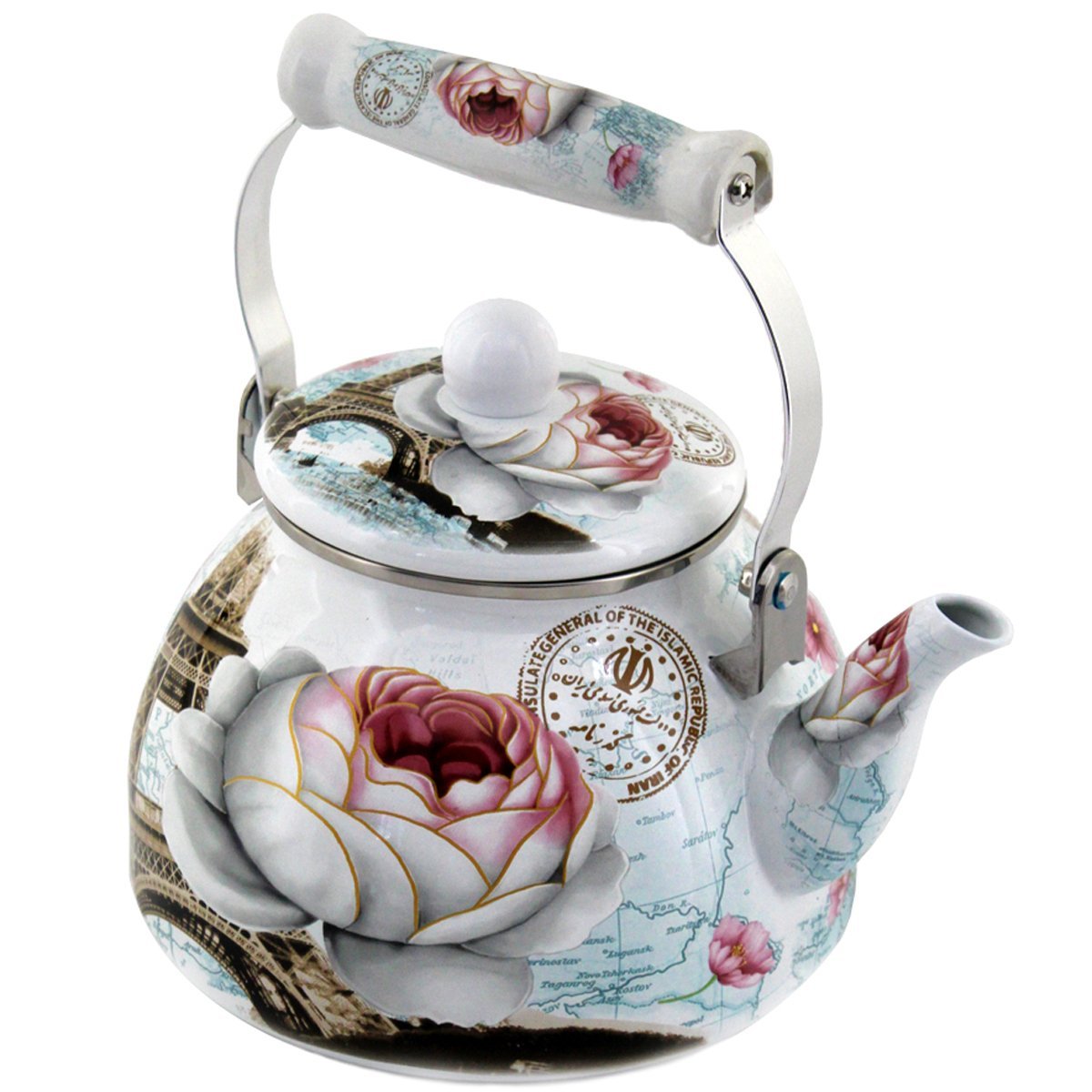 Conjunto De Panelas Aço Esmaltadas 5 Peças Paris - 6