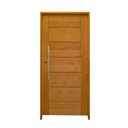 Ver imagem 2 de Porta Tauari Batente Misto 14 Puxador Tubo 82x210cm Rodam Bbb Abertura Direita Marrom