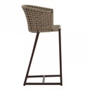 Ver imagem 2 de 2 Banqueta Bali Em Alumínio E Corda Náutica Trama Original