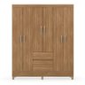Guarda Roupa Casal 6 Portas Flash Ll 62920 Amêndola Touch Demóbile - 4