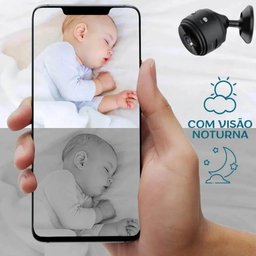 Mini Câmera Monitoramento Casa Carro Segurança Mundo Thata - 3