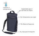 Ver imagem 2 de Maleta em Neoprene Cooler Boccati 2 Garrafas Vinho Espumante:preto