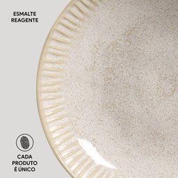 Conjunto com 6 Pratos Fundo Linhas Latte Ø22,5cm 830ml - 5