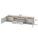 Ver imagem 4 de Rack para TV até 65 Polegadas com 100% MDF 180cm Astro Yescasa