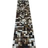 Tapete de Couro Passadeira Marrom Misto 0,60x2,50 sem Bordas - 1