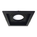 Ver imagem 2 de Kit 3 Spot Embutir AR70 Quadrado Preto Recuado