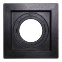 Ver imagem 1 de Kit 3 Spot Embutir AR70 Quadrado Preto Recuado