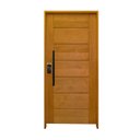 Ver imagem 2 de Porta Batente Misto 14 Fechadura Digital Biometria Puxador Barra Chata 82x210 Cm Direito Rodam Bbb