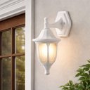 Ver imagem 2 de Arandela Branca de Parede Lente Cristal Bivolt Luminária E27 Clássica Estilo Vitoriano
