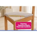 Ver imagem 6 de Cadeira Cozinha Kit 2un Juparanã Madeira/Linho Bege Cimol