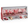Balcão Frigorífico Premium Turino com Depósito Gatp300ad Gelopar Expositor de Carnes Vermelho - 1