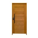 Ver imagem 2 de Porta Batente Fechadura Digital Puxador Tubo 92x210 cm Rodam Bbb Abertura Direita Marrom